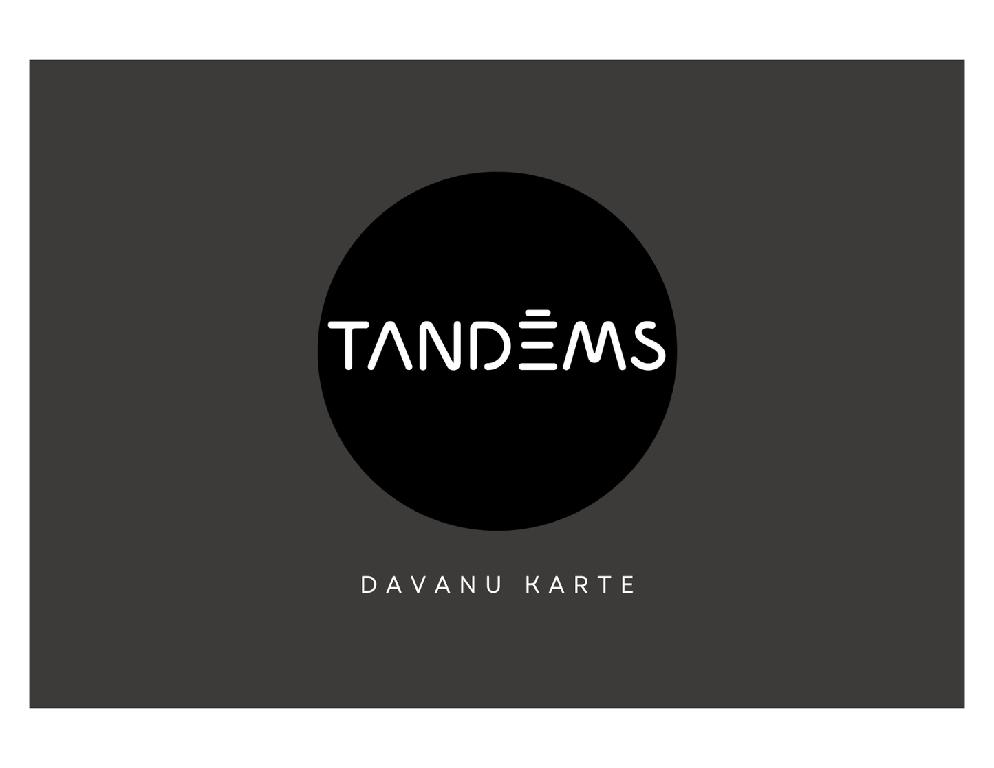 Tandēms Dāvanu karte