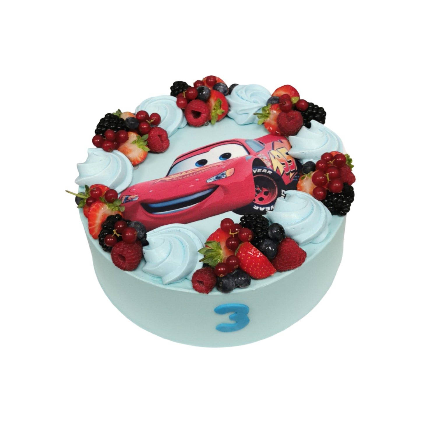 Dizaina kūka ar ēdamo foto